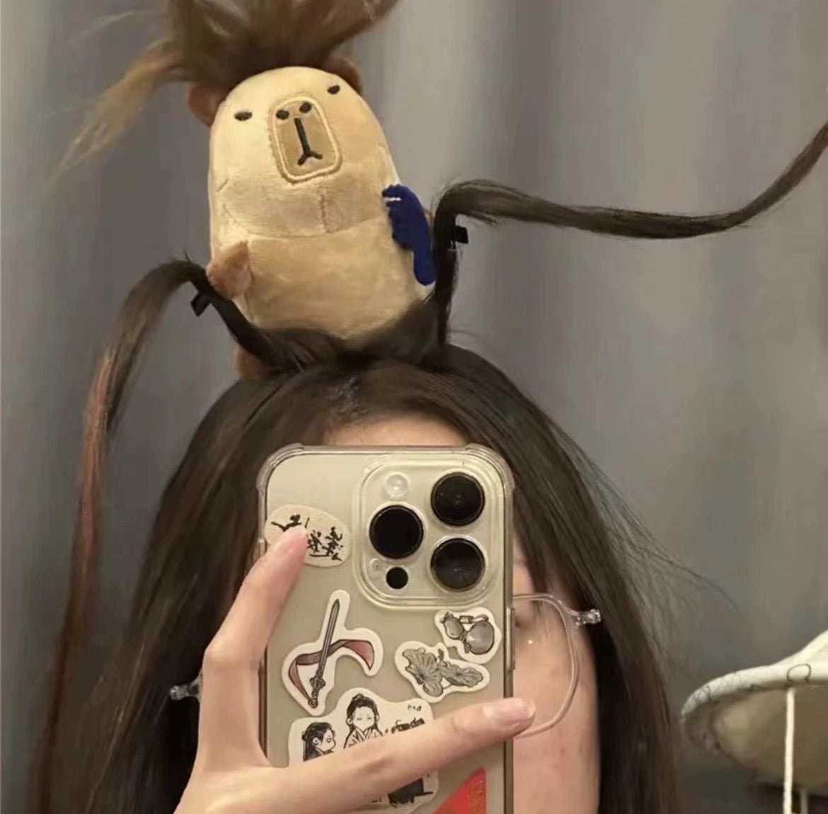 Cute capybara hairband💕🦦