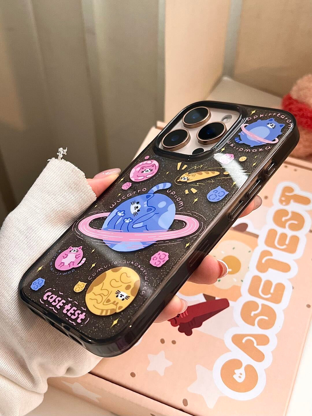 Galaxy Cat Planet iPhone Case