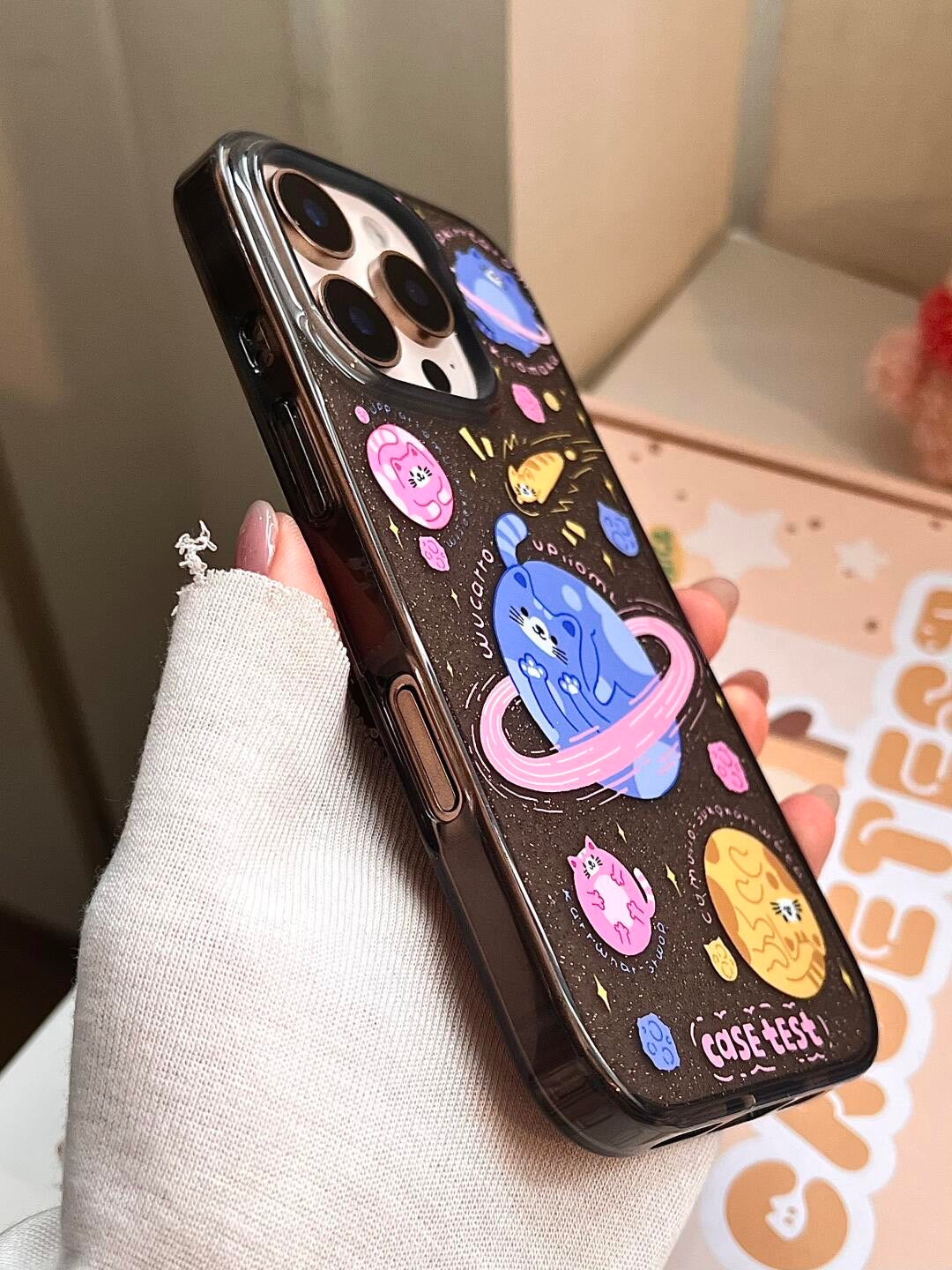 Galaxy Cat Planet iPhone Case
