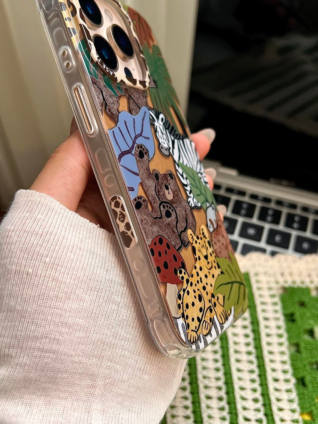 Wild Jungle Friends iPhone Case