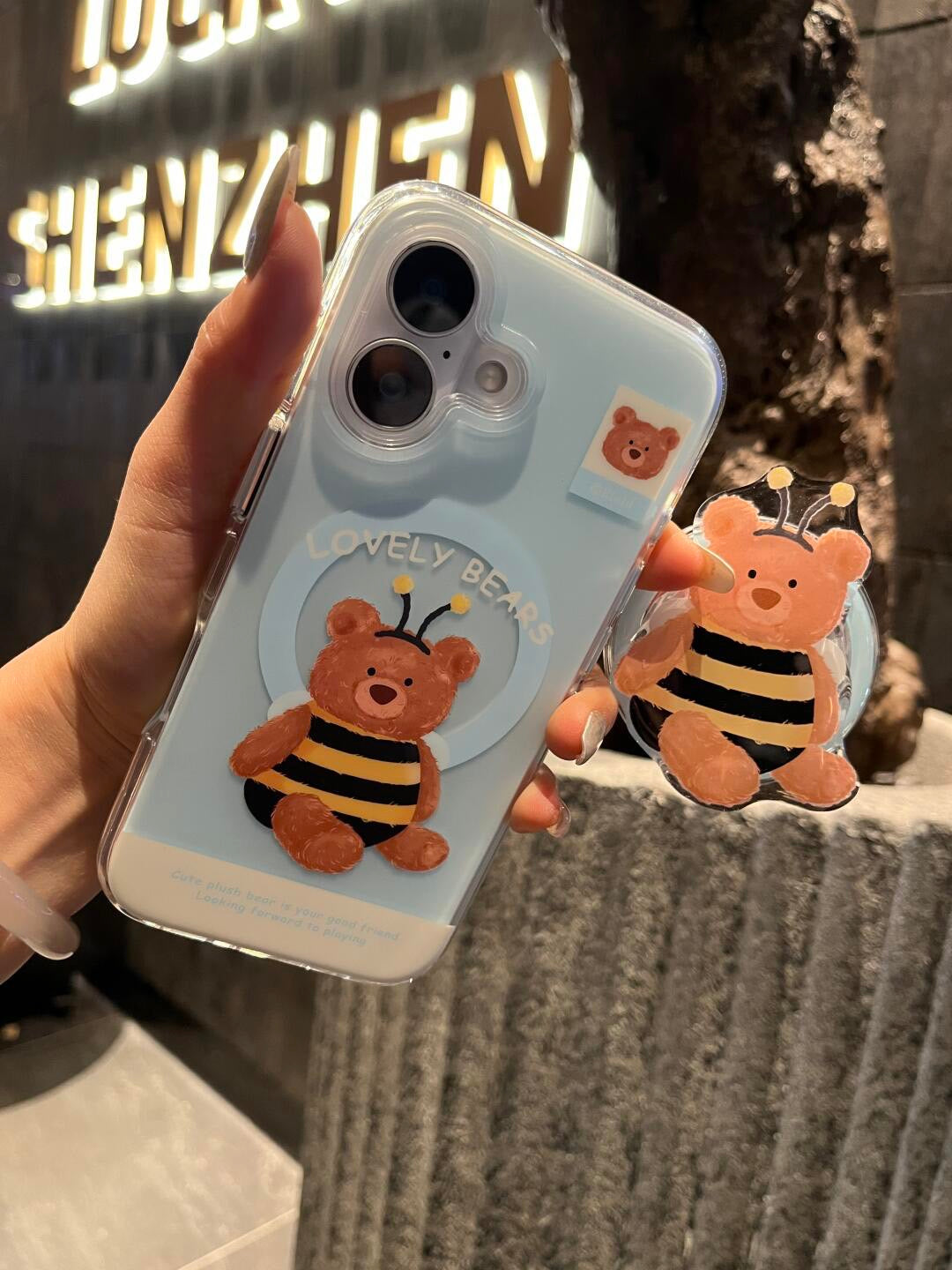 Bee My Bear iPhone Case