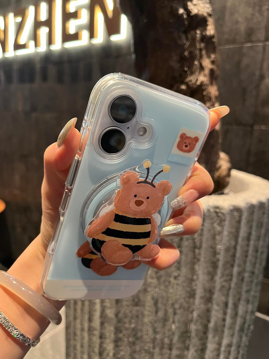 Bee My Bear iPhone Case