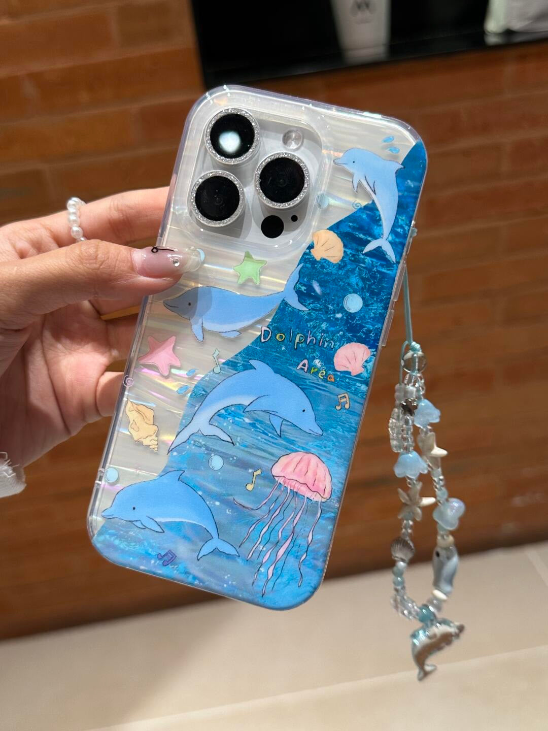 Dolphin Dreamscape iPhone Case
