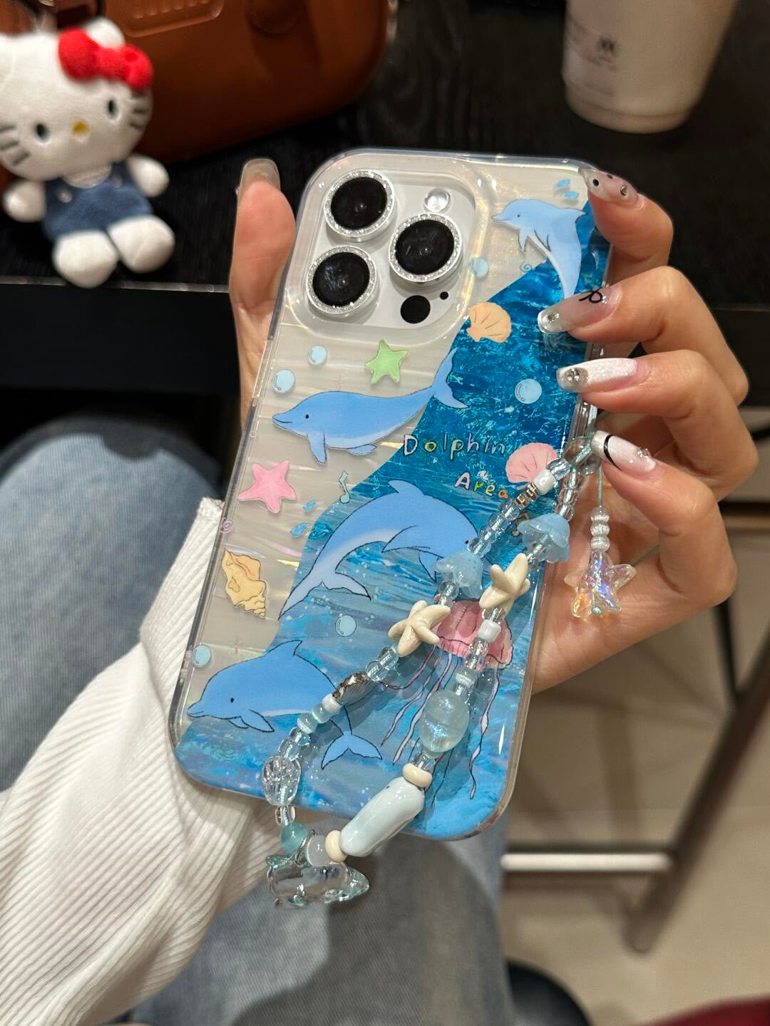 Dolphin Dreamscape iPhone Case