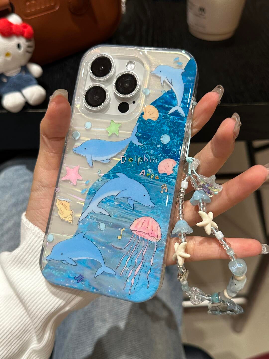 Dolphin Dreamscape iPhone Case