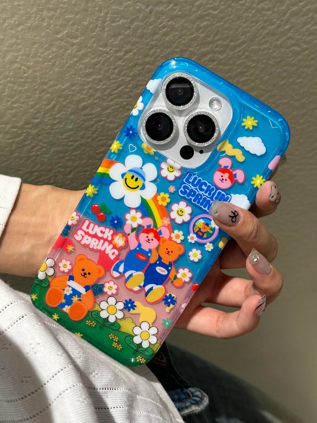 Springtime Joy Bears iPhone Case