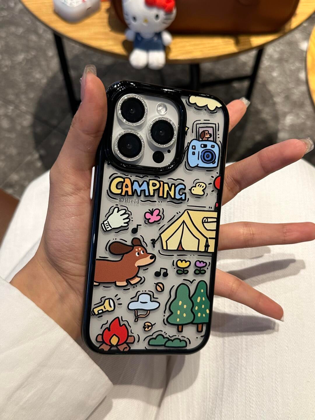 Pup Camp Adventure iPhone Case