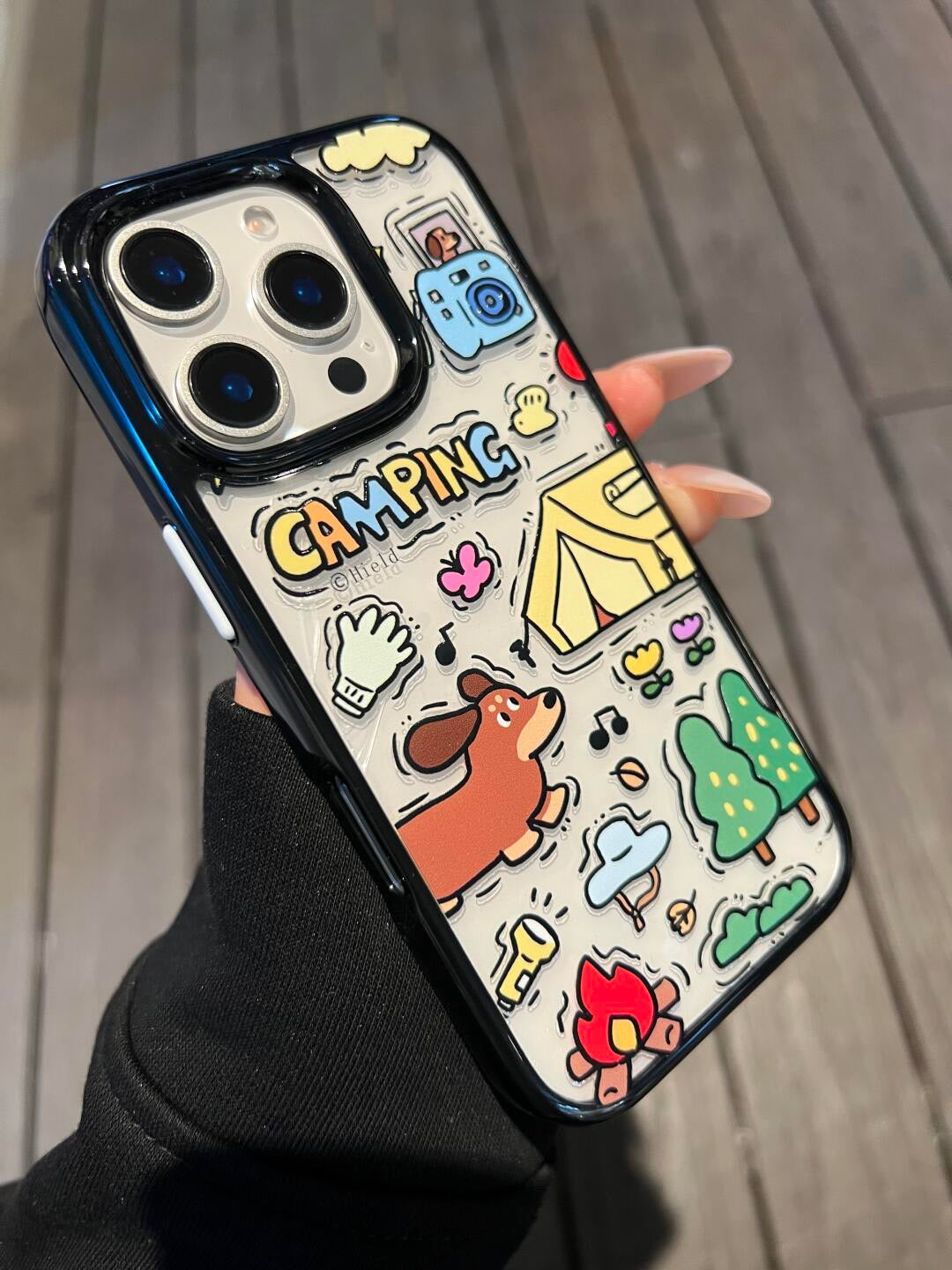 Pup Camp Adventure iPhone Case