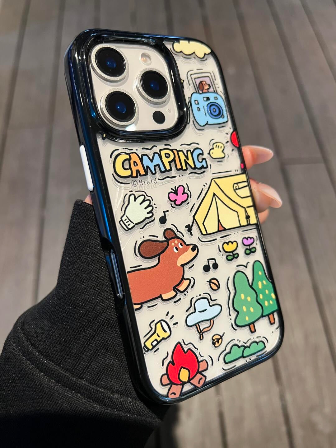 Pup Camp Adventure iPhone Case