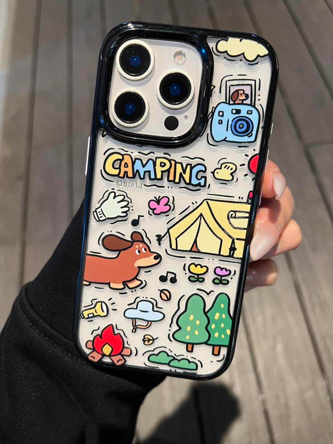 Pup Camp Adventure iPhone Case