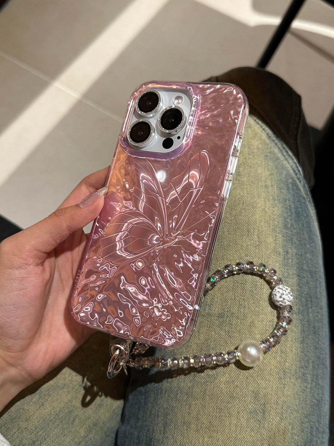 Crystal Flutter iPhone Case