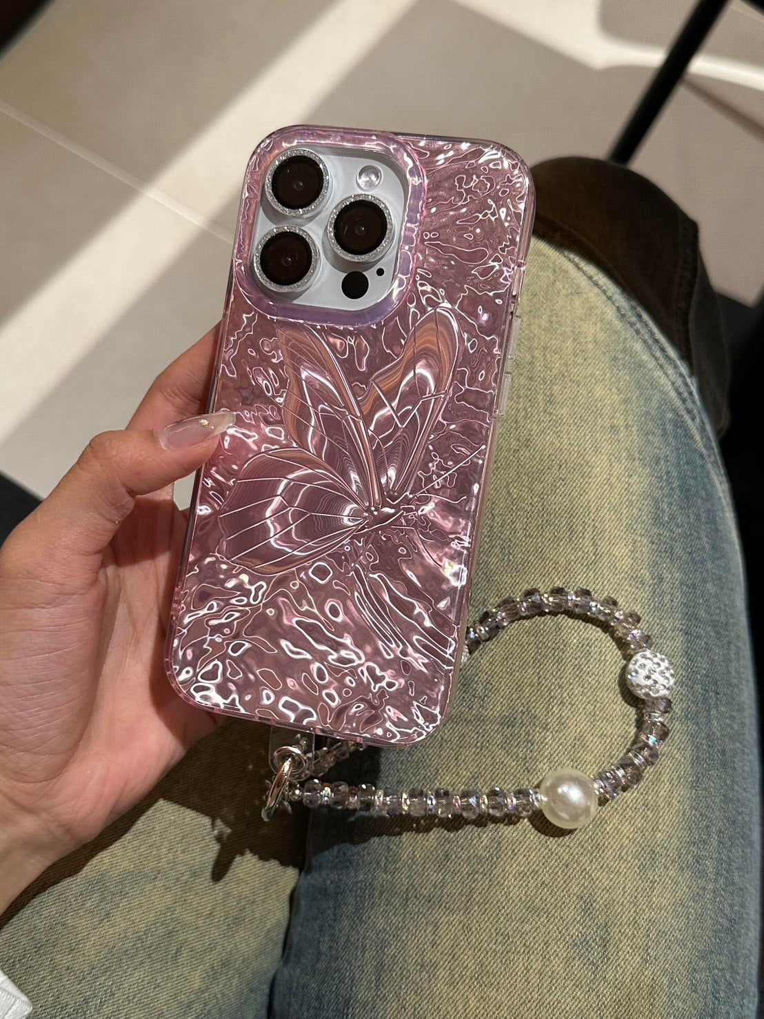 Crystal Flutter iPhone Case
