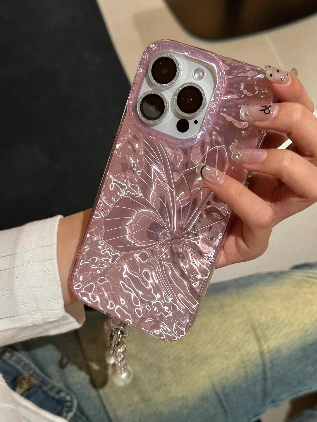 Crystal Flutter iPhone Case