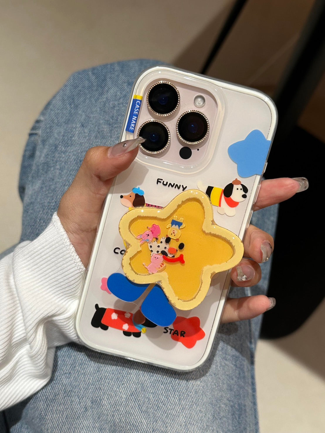 Funny Star Parade iPhone Case