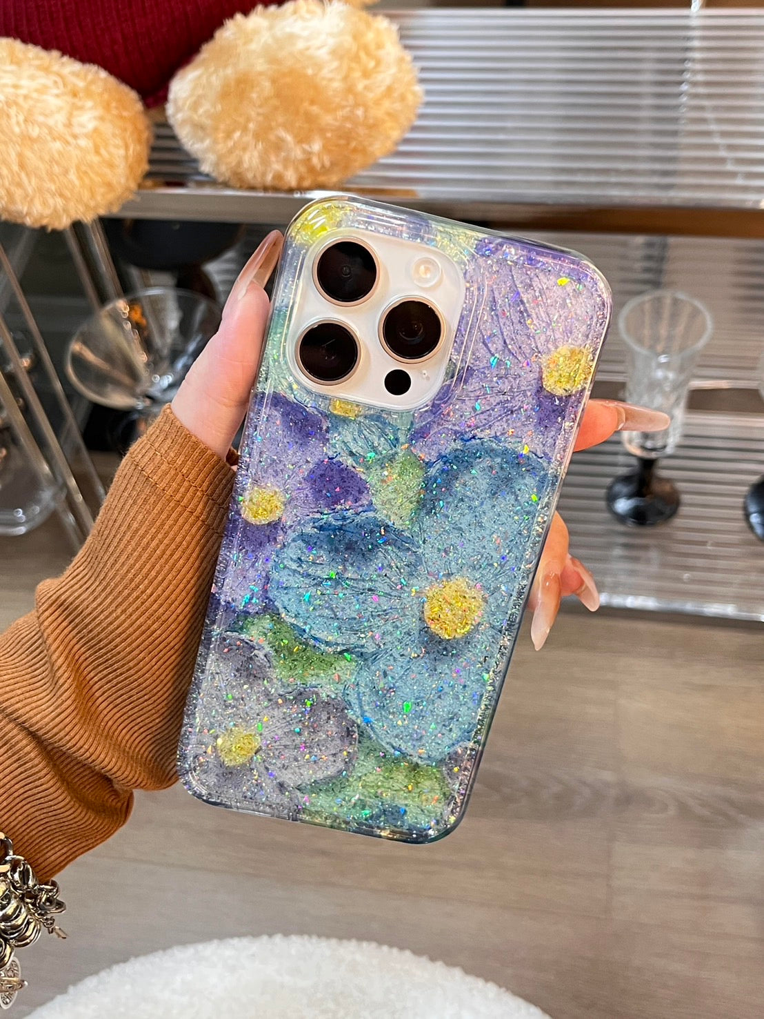 Starry Bloom iPhone Case