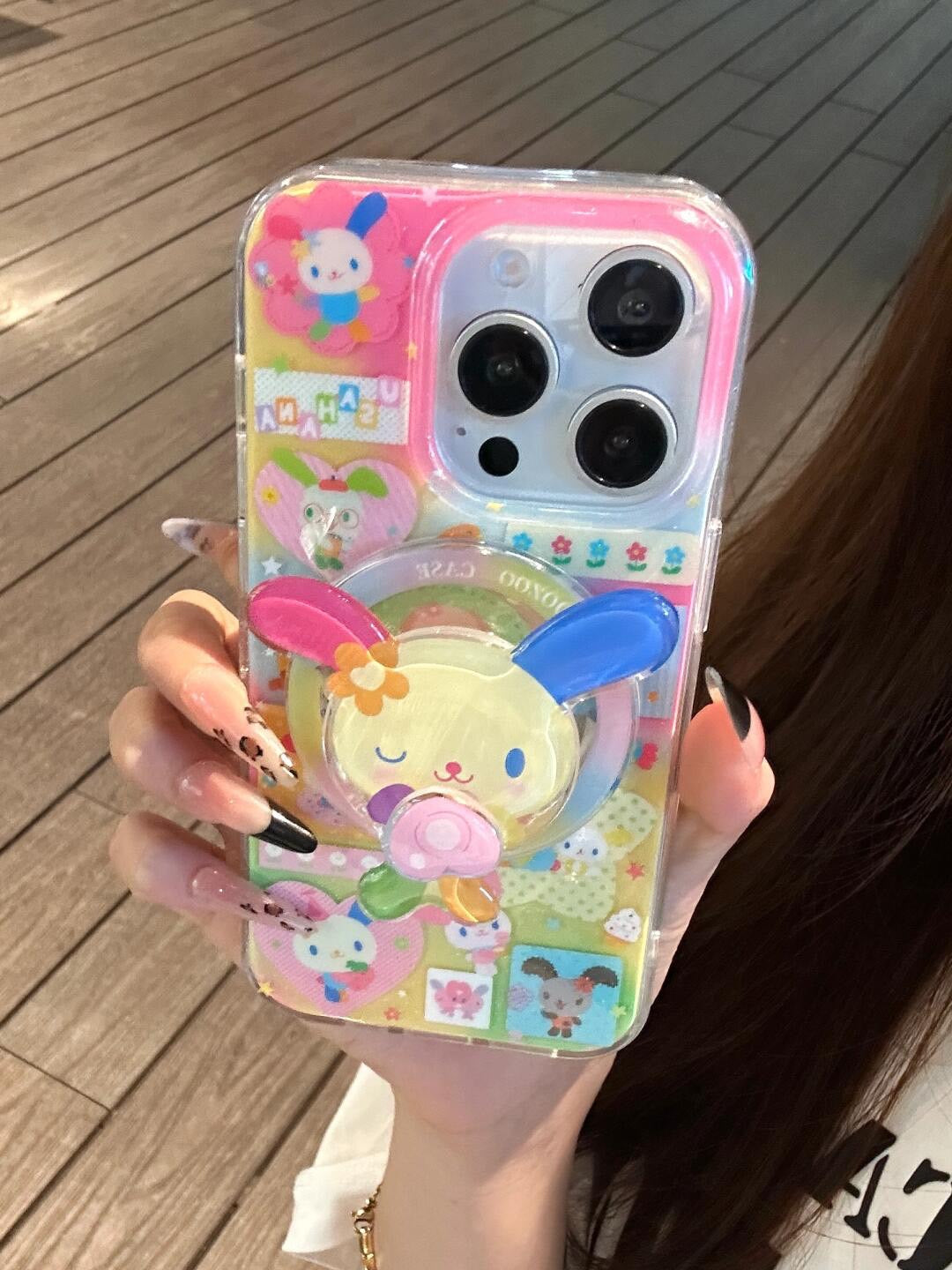 Dreamy Bunny Pop iPhone Case