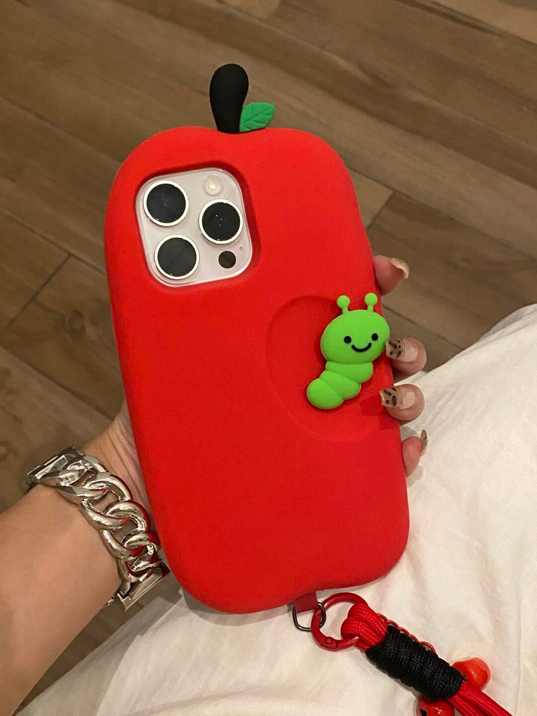 Apple & Caterpillar 3D Silicone iPhone Case