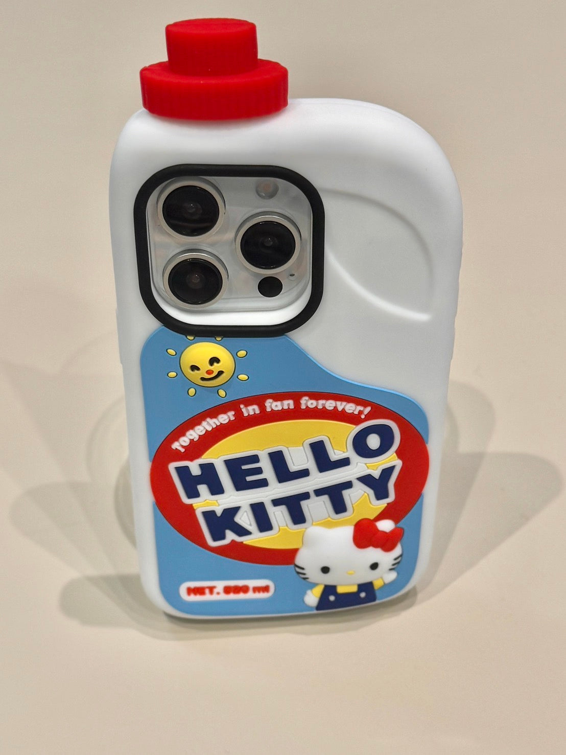 Hello Kitty Detergent Bottle Style Silicone iPhone Case
