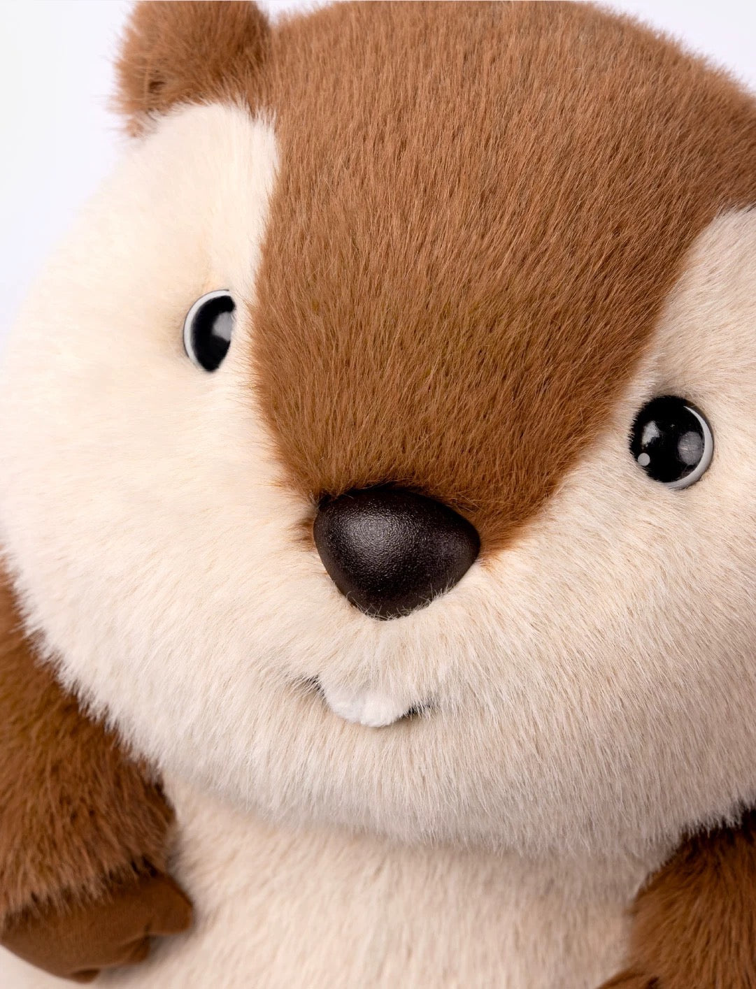 Kawaii Chubby Beaver Plush Toy – Soft & Huggable Stuffed Animal
