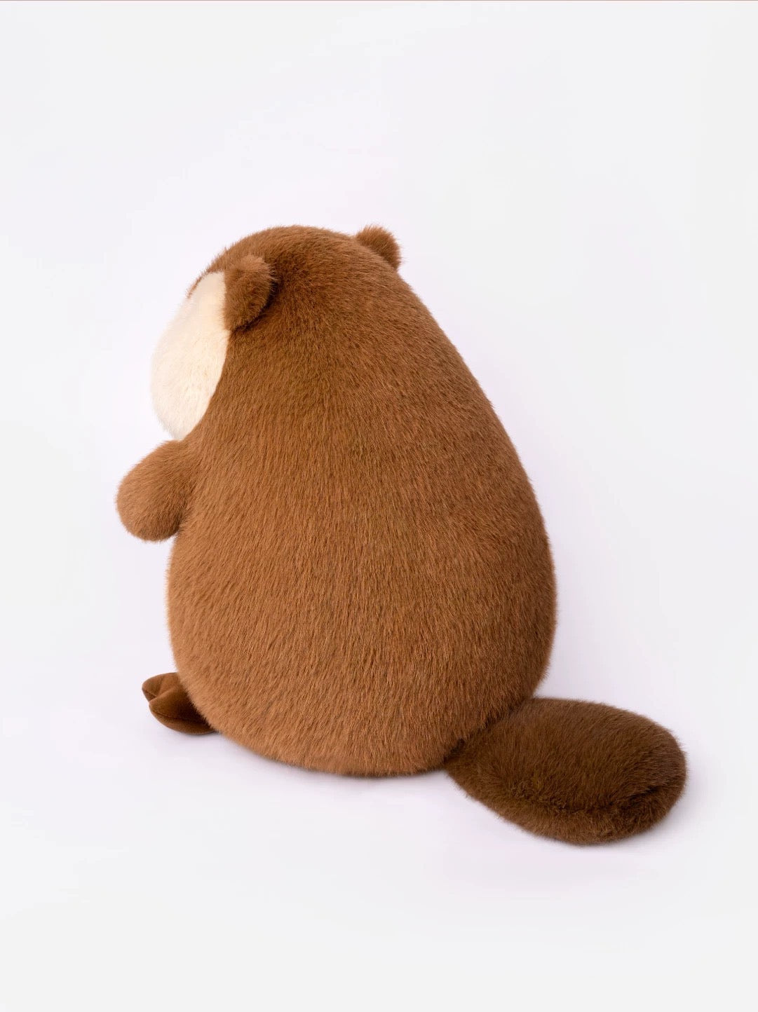 Kawaii Chubby Beaver Plush Toy – Soft & Huggable Stuffed Animal