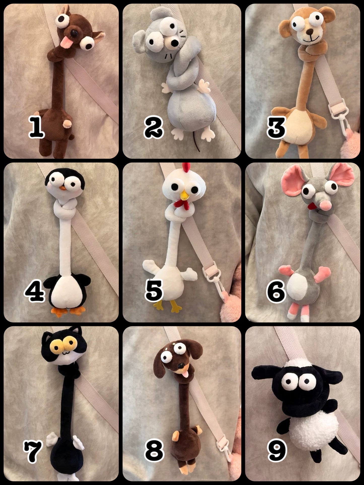 Long-necked stuffed animal