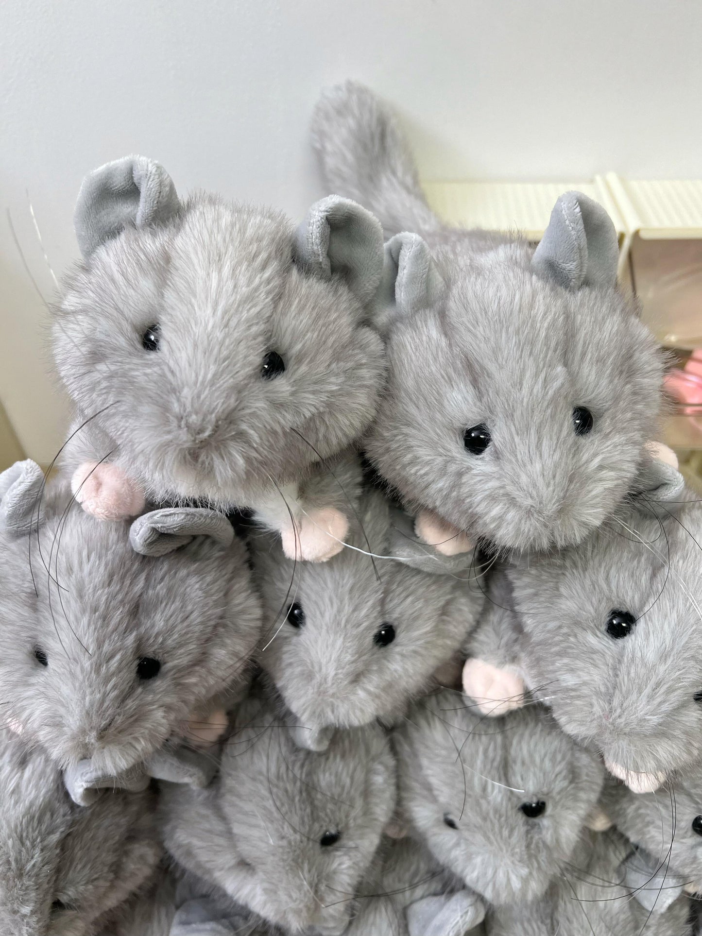 Realistic mouse chinchilla Plush Toy – Soft & Fluffy (Handmade)