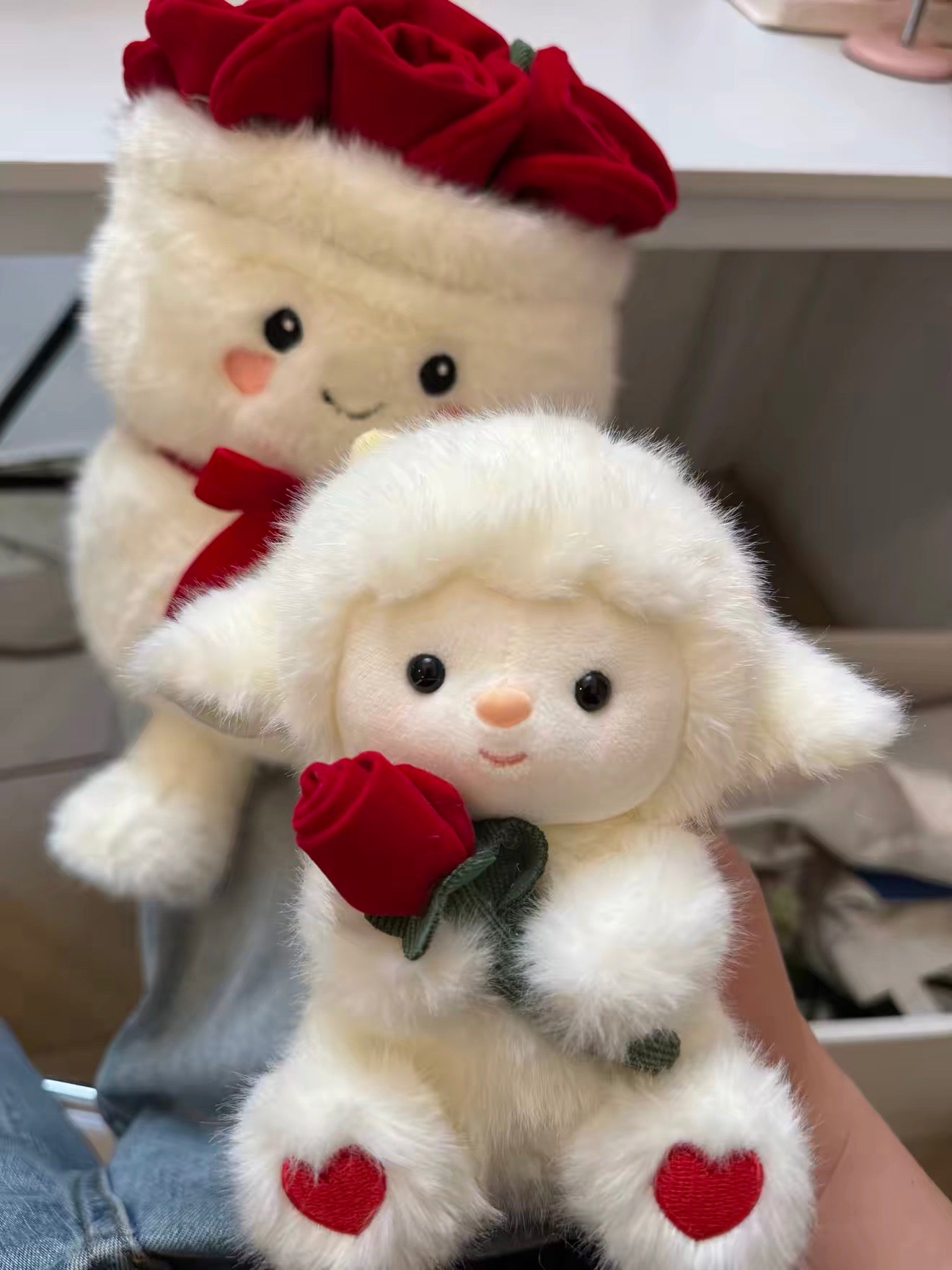 Romantic Sheep Plush Rose Bouquet🌹