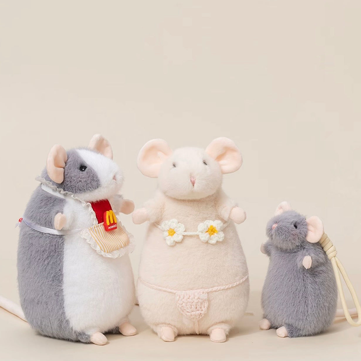 Mouse Plush & Keychain 🐭