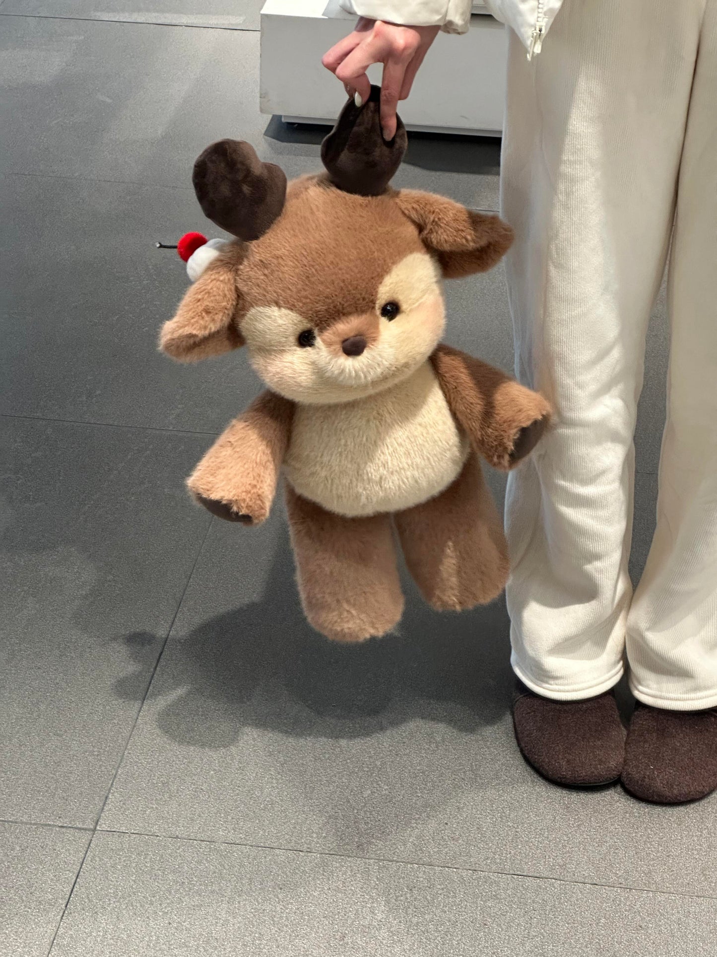 Fluffy Deer Plush Toy 🦌