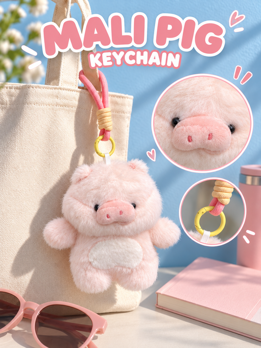 Mali the pig Keychain