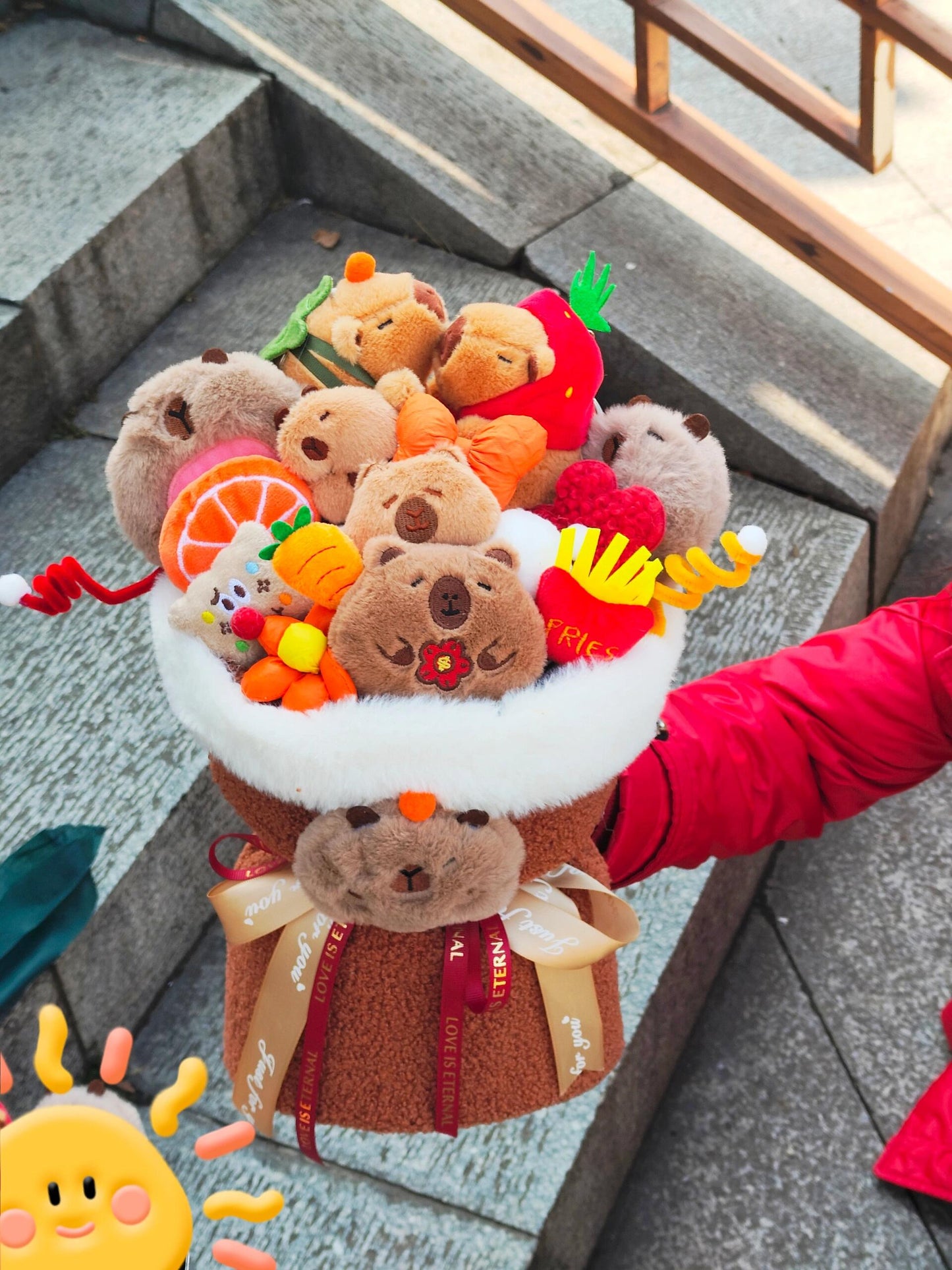 🤎Capybara doll bouquet💐🤎