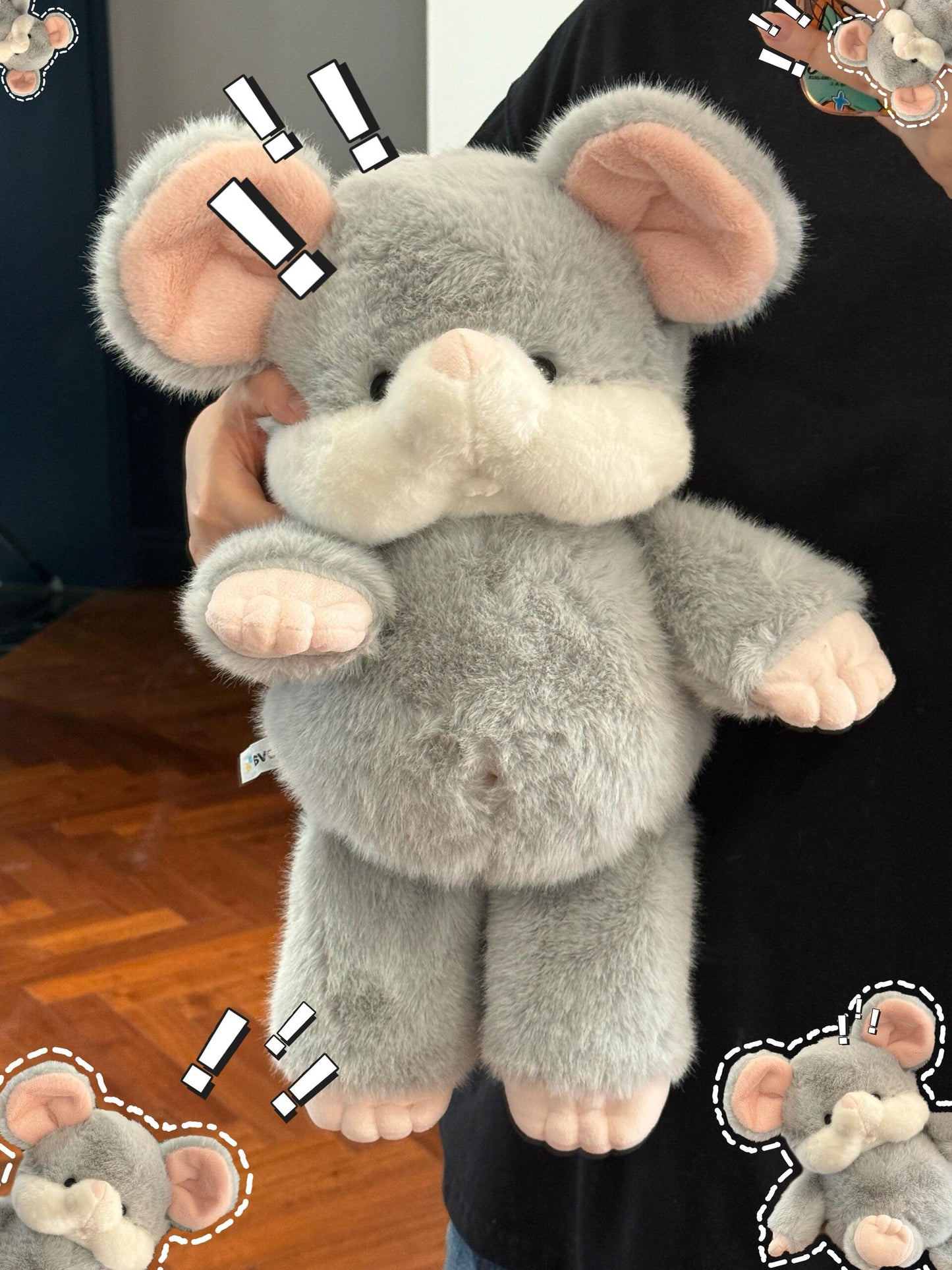Plush Toy – Mouse / Elephant / Cow / Fox