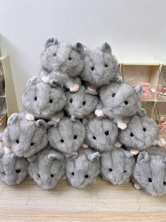 Realistic mouse chinchilla Plush Toy – Soft & Fluffy (Handmade)