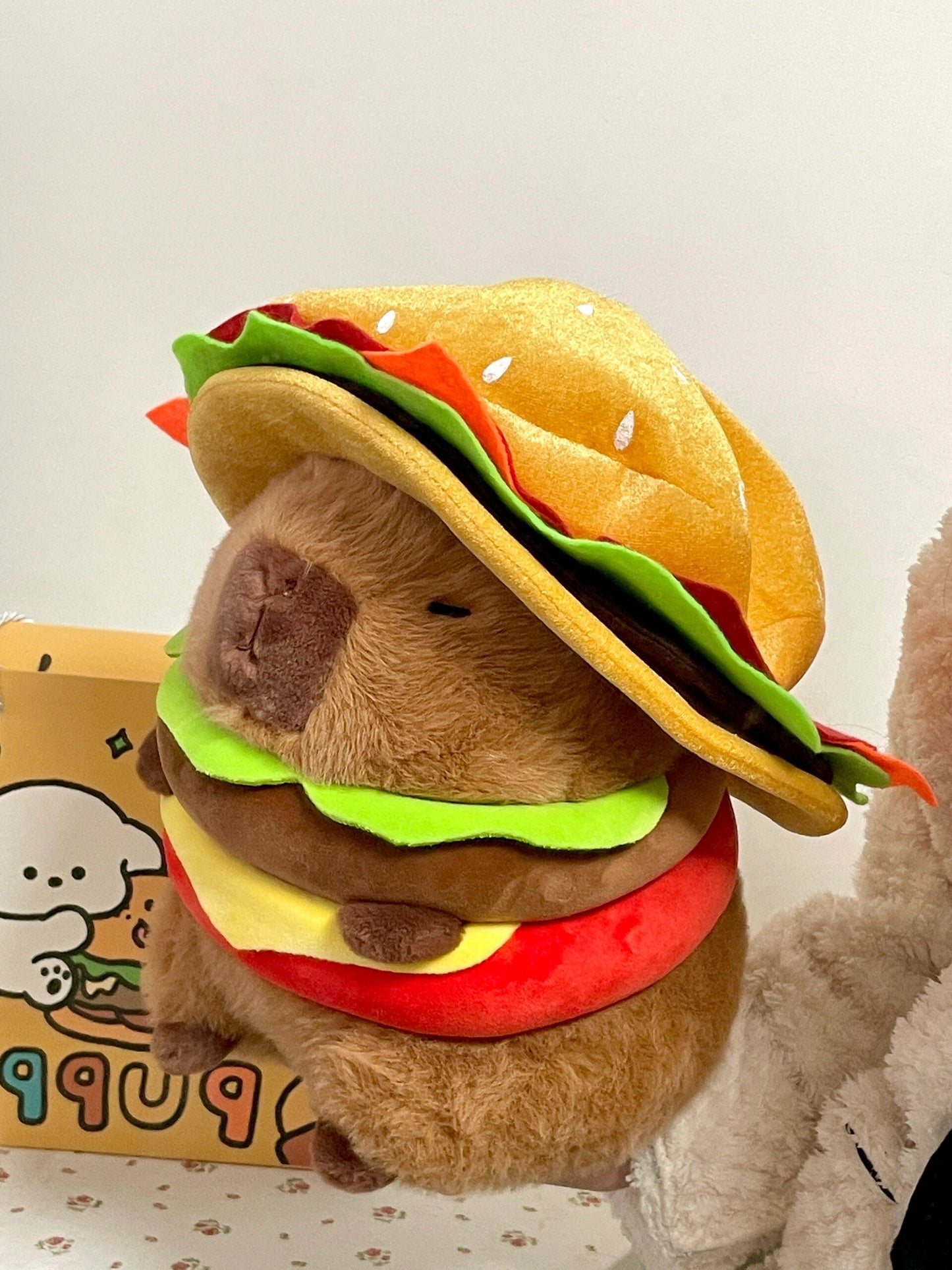 Capybara Burger + Burger Hat🍔