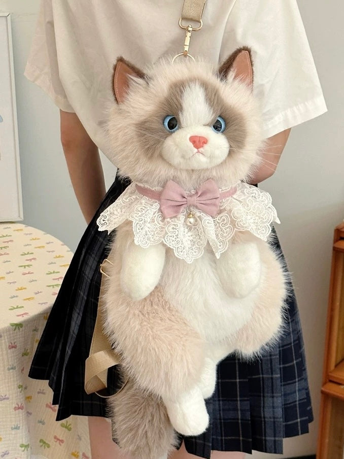 Plush Cat Backpack🐱