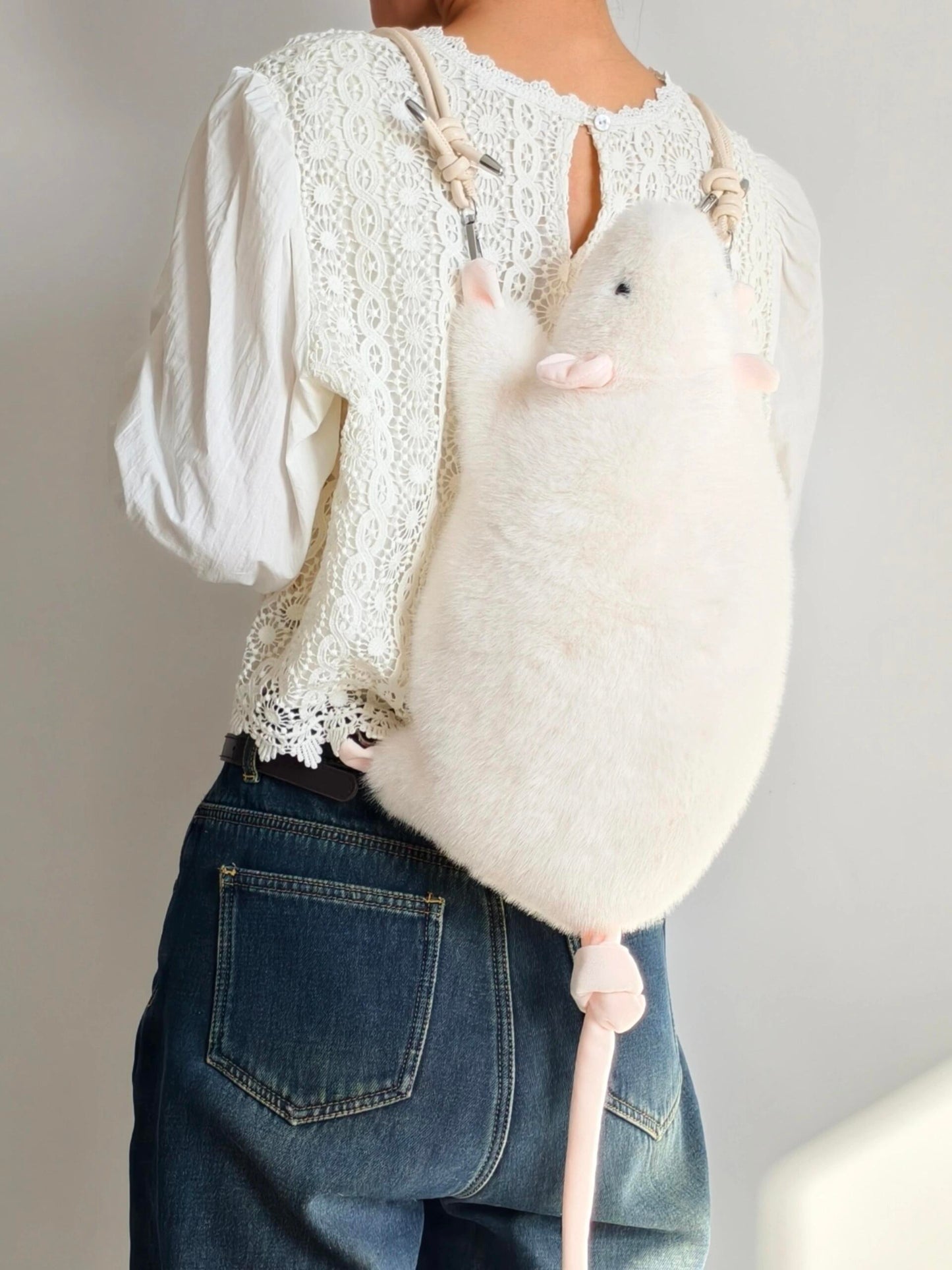 🧸 Soft Fufu Simulated Fancy Rat - A Handcrafted Item
