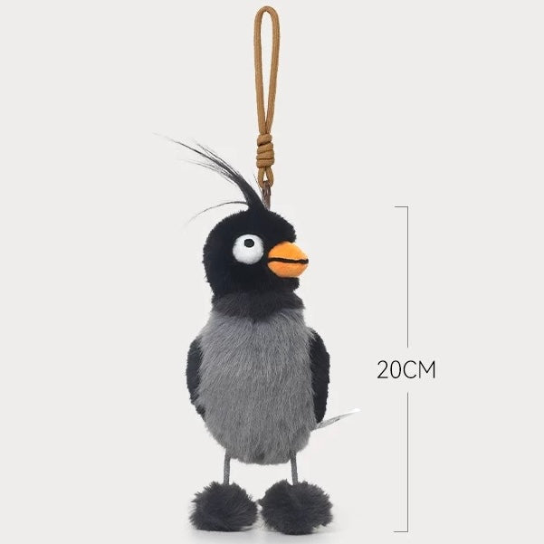 Soft Plush Bird Keychain