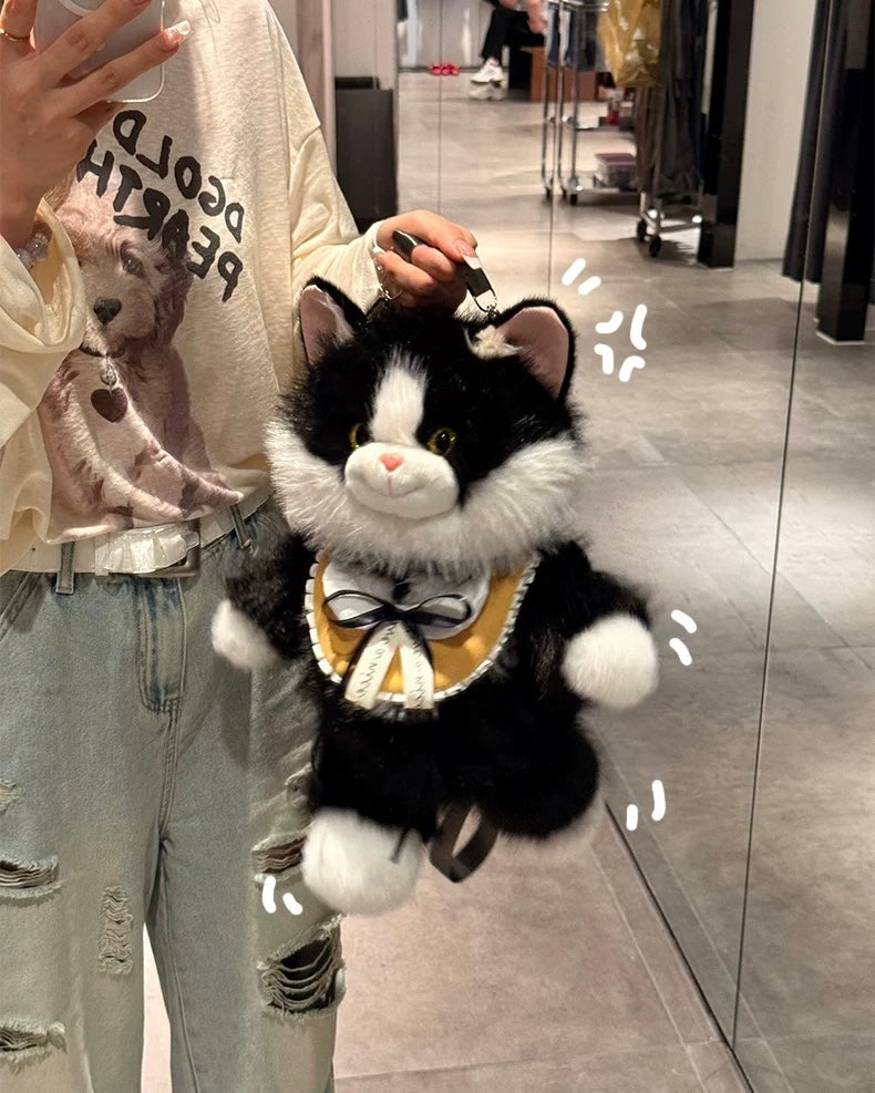 Plush Cat Backpack 🐈