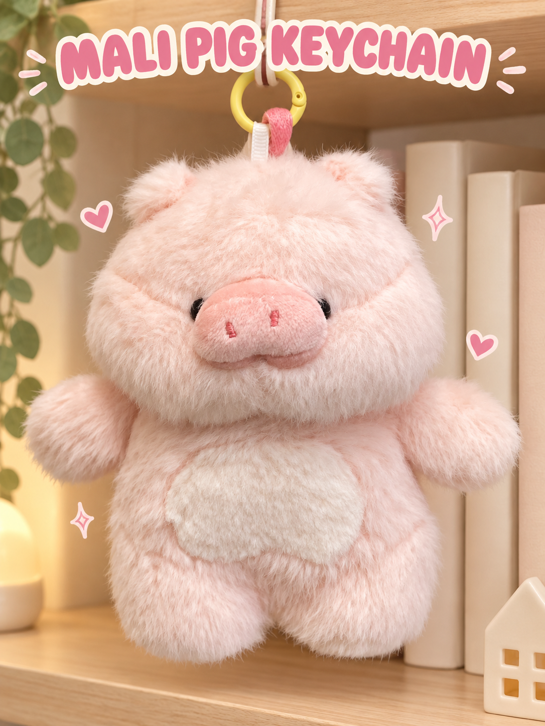 Mali the pig Keychain