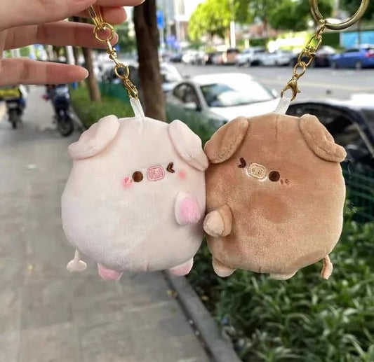 Pig key chain stuck together🐽🐷