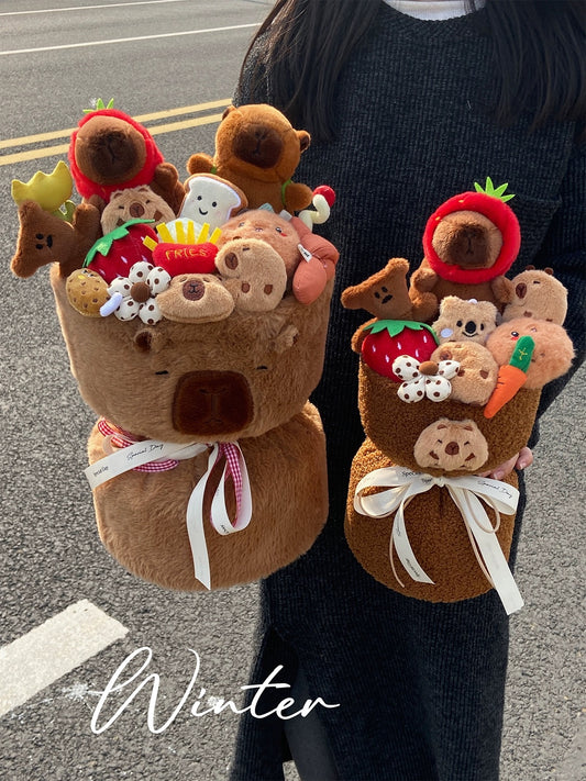 Capybara doll bouquet💐