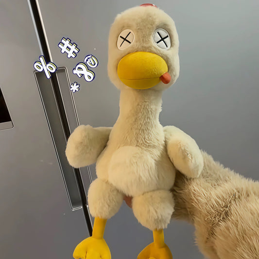 Detachable duck keychain doll