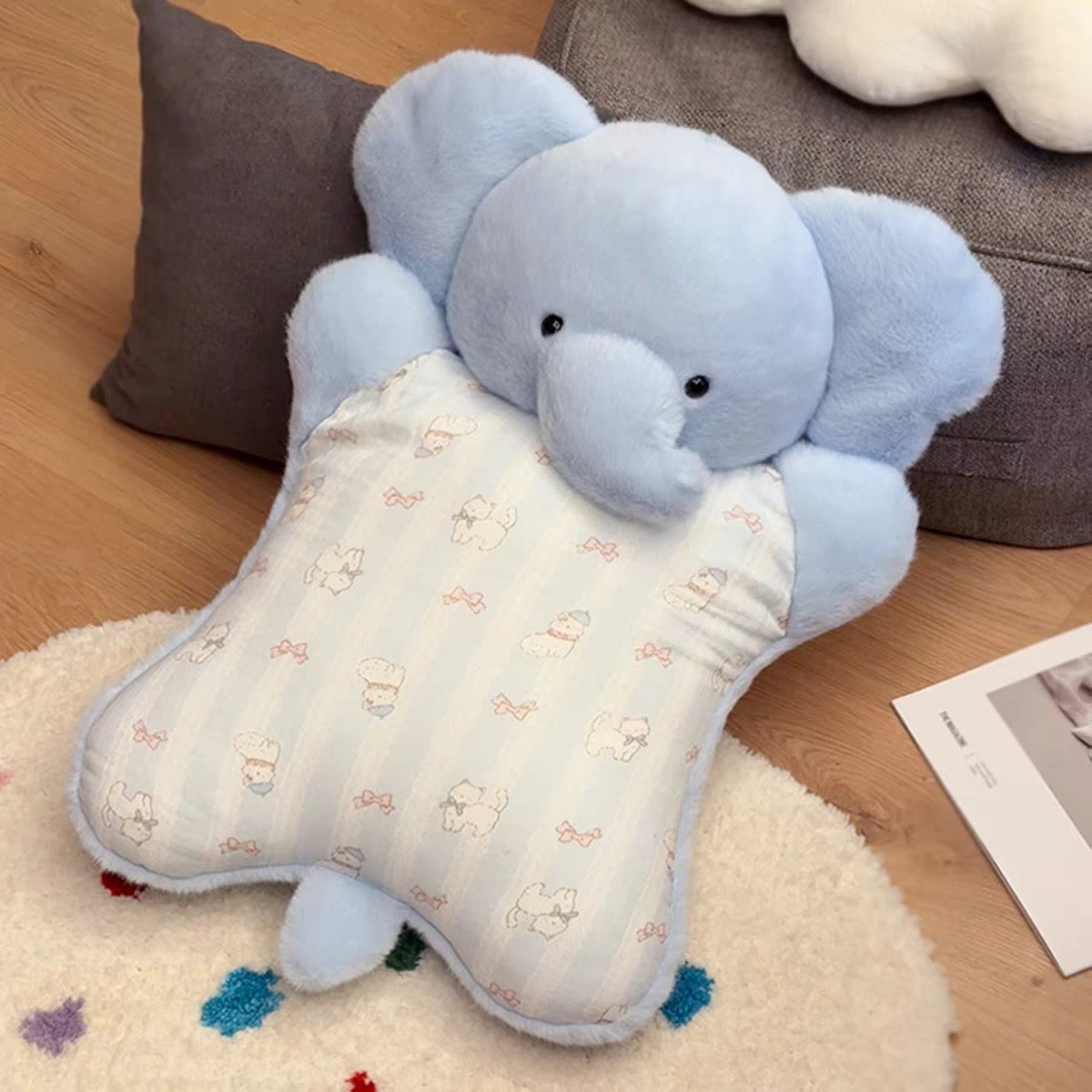 Large squeezable soft plush toy