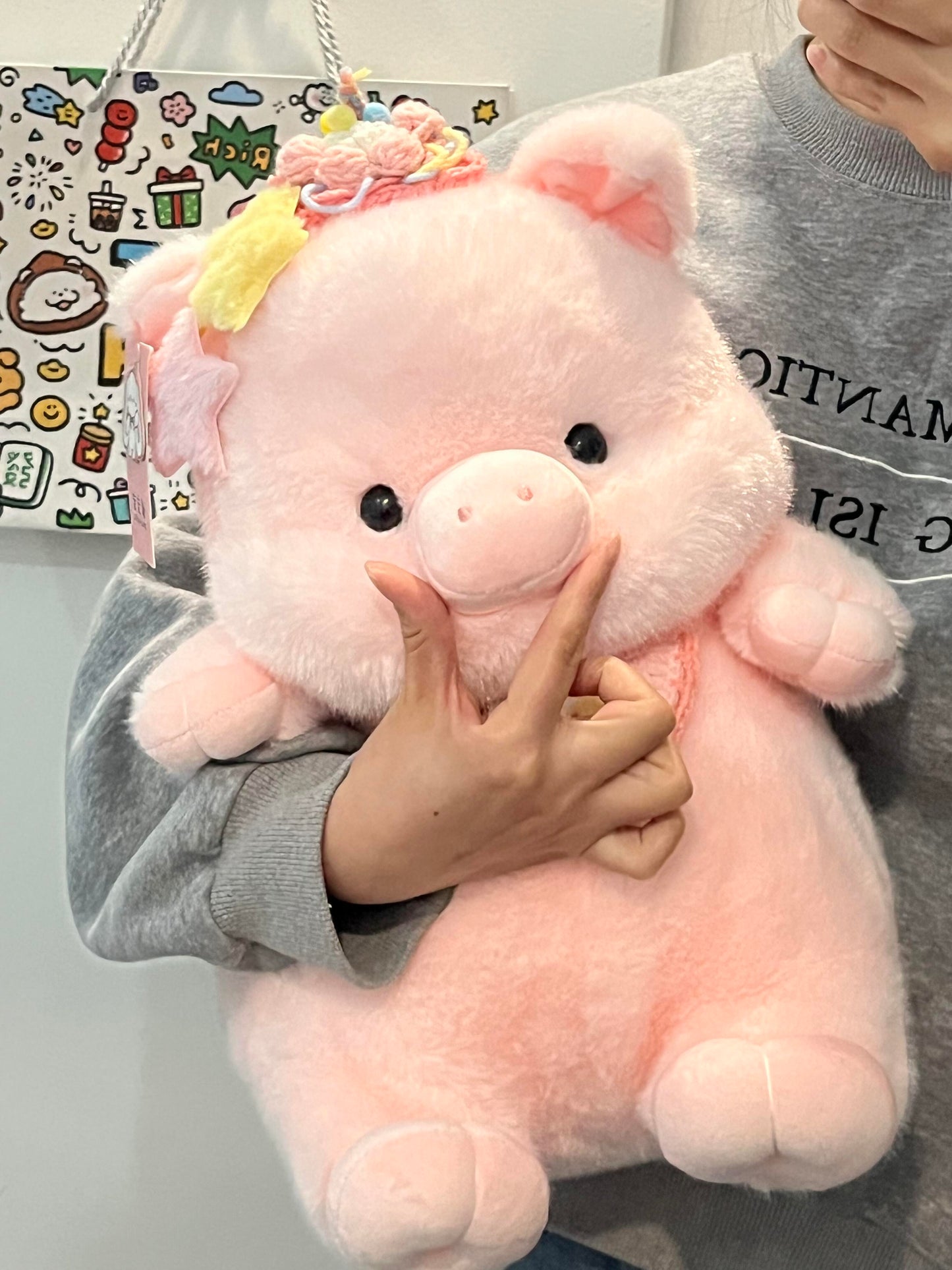 Fluffy Pig ,Elephant ,Penguin Doll🐷🐧🐘