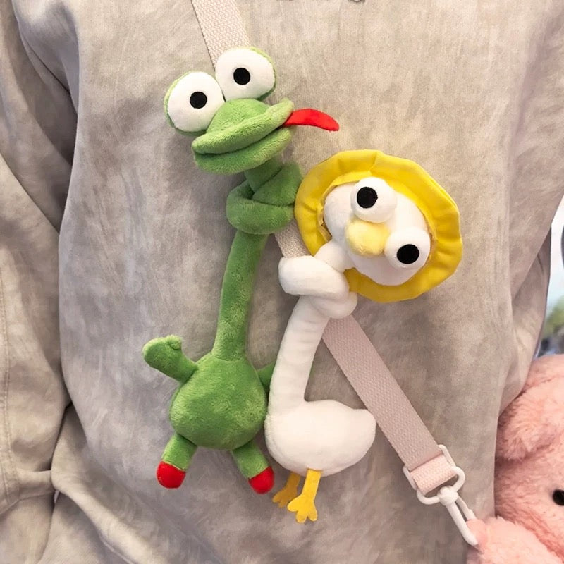 Long-necked stuffed animal