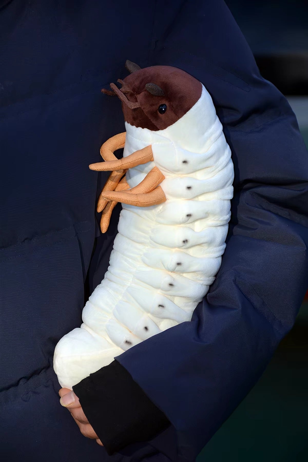 Beetle larva doll