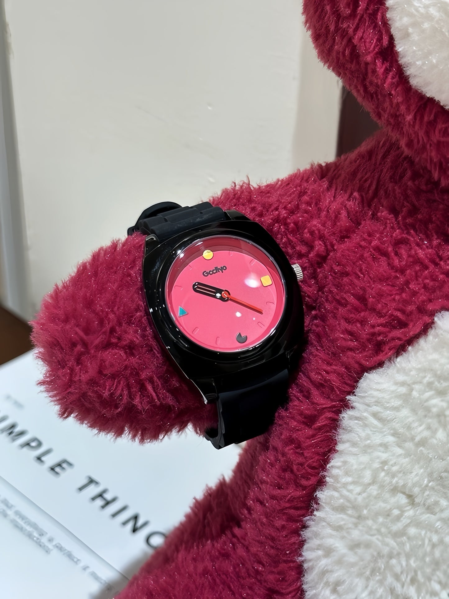 Linger🍡💖🌈🧃 Cute wristwatch in bright colors💞