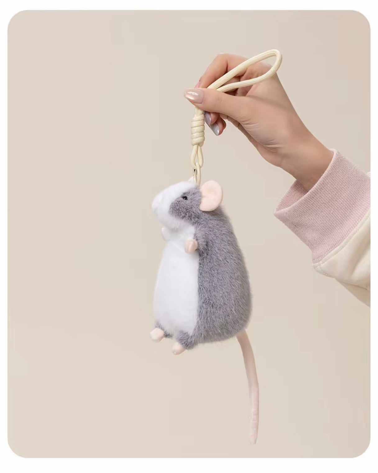 Mouse Plush & Keychain 🐭