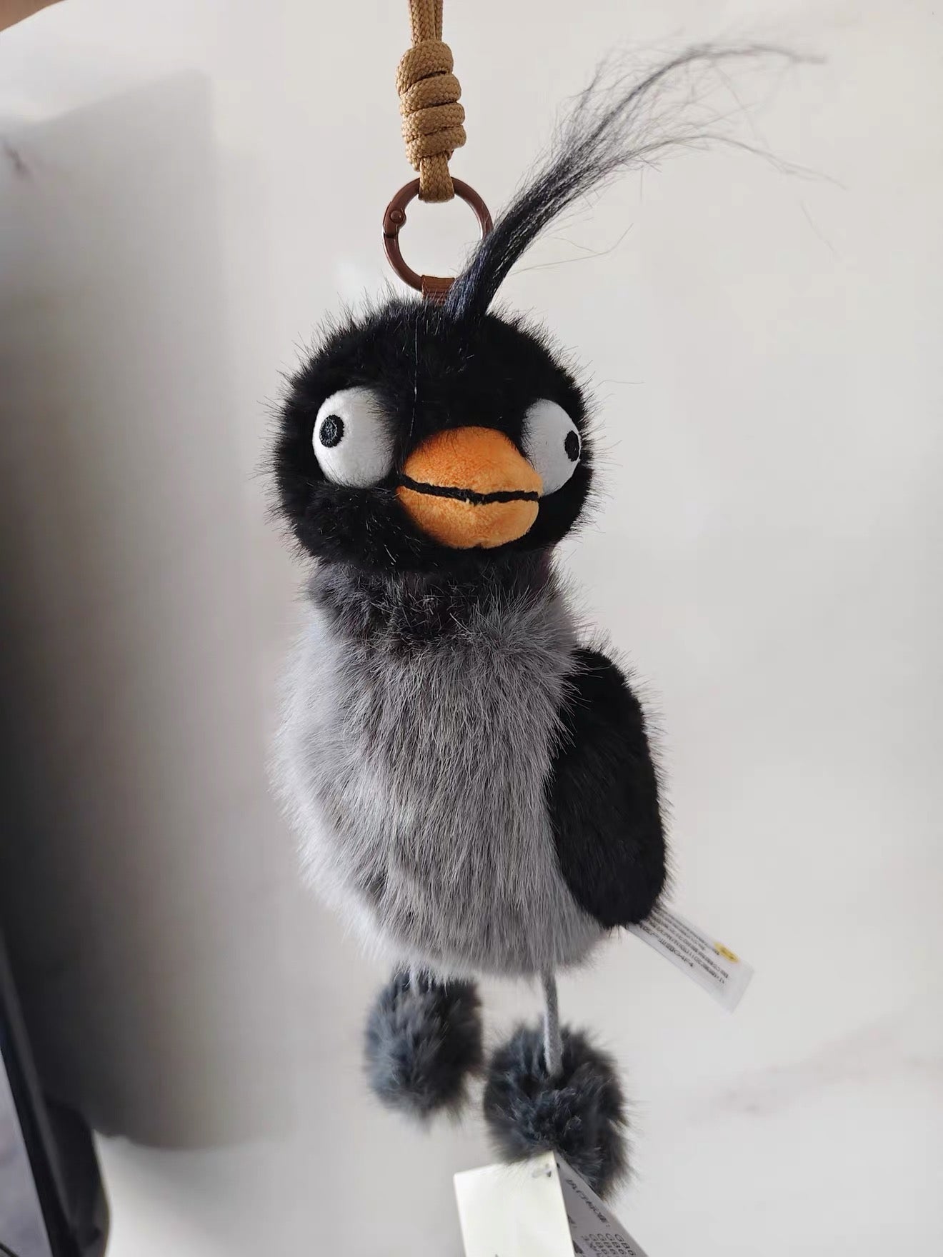 Soft Plush Bird Keychain