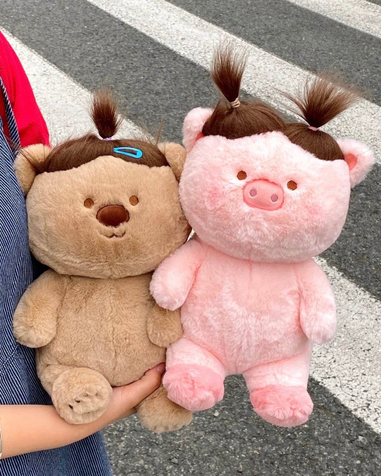 Doll with cute hair 🧸🐷